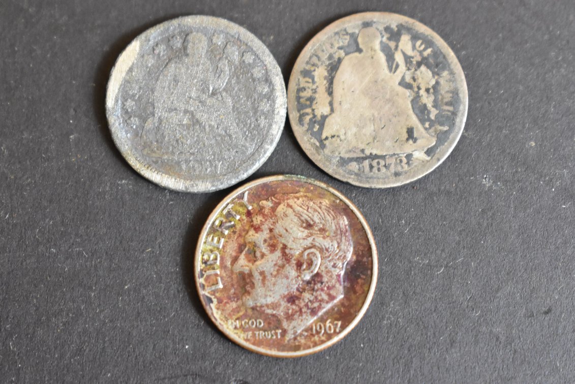 (2) Seated Liberty Dimes & Roosevelt Dime