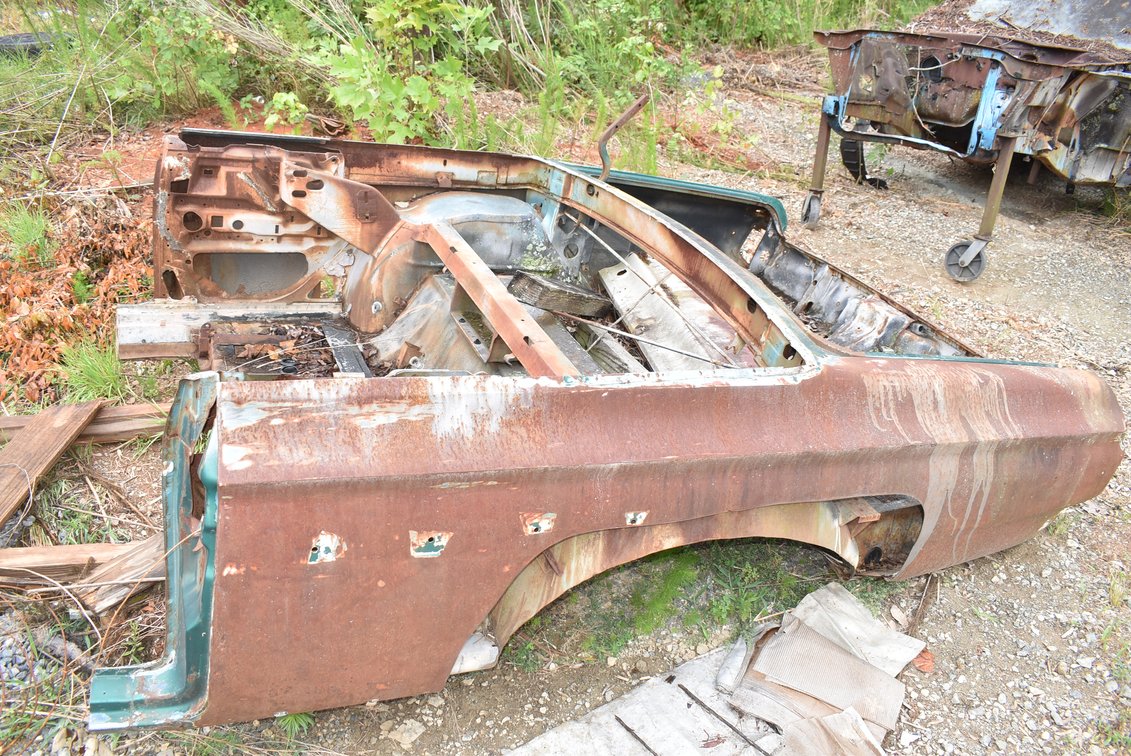 1964-1965 Mopar Convertible rear section
