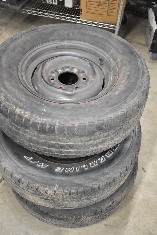 (3) P235/70R15 102S Tires & Wheels