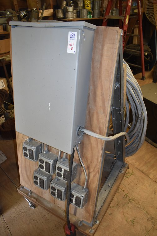 Temporary Electrical Distribution Center w/ Large Breaker Box