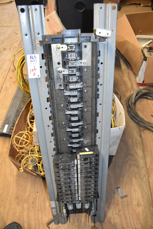 Interior Chassis of Electrical Service Panel