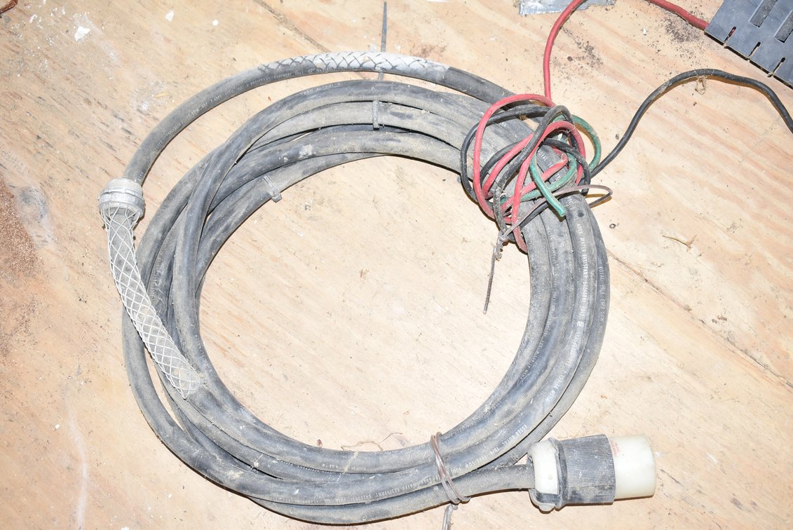 Large Black Electrical Cord