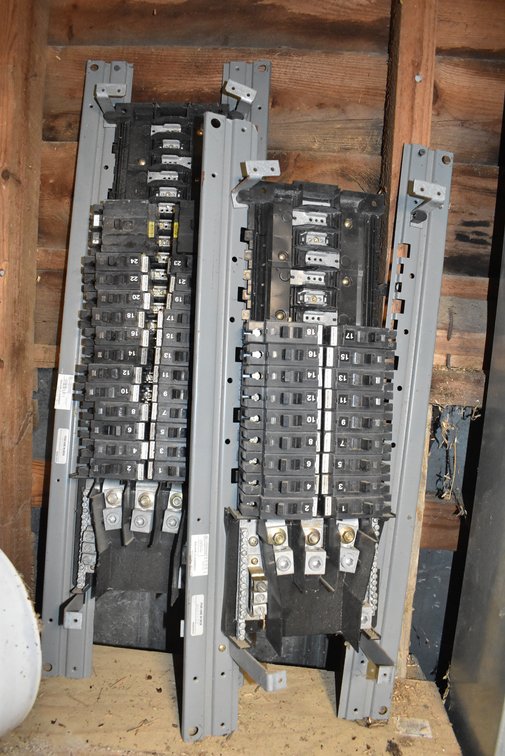 Interior Chassis of Electrical Service Panels