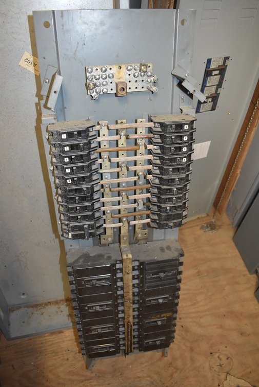 Interior Chassis of Electrical Service Panel