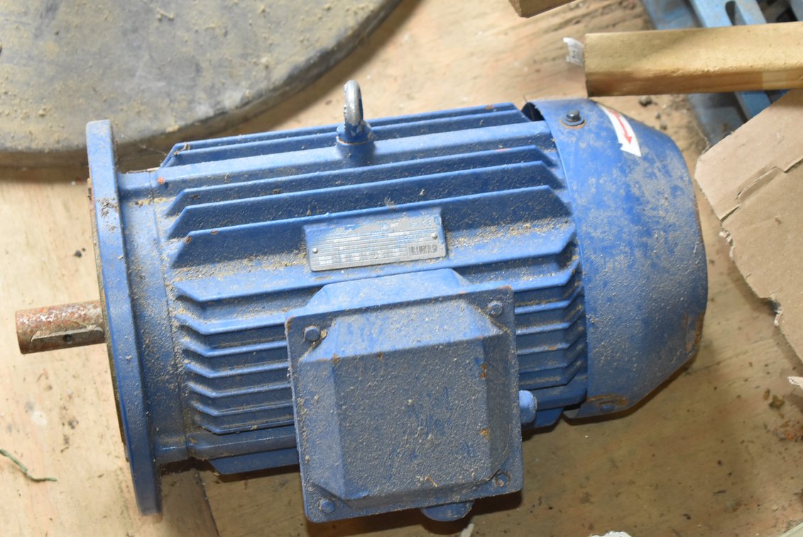 Blue Electric Motor
