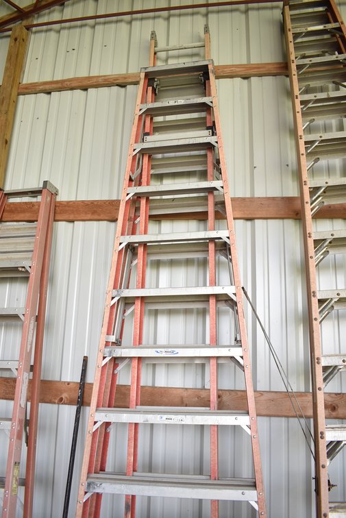 Werner Twin Ladder in Middle