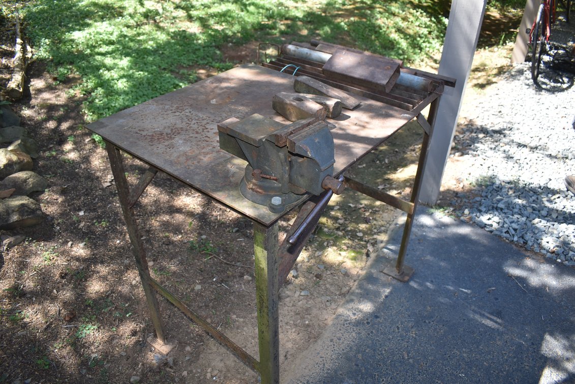 Table w/ Vise - *Hammer/Wedges Sell Separate