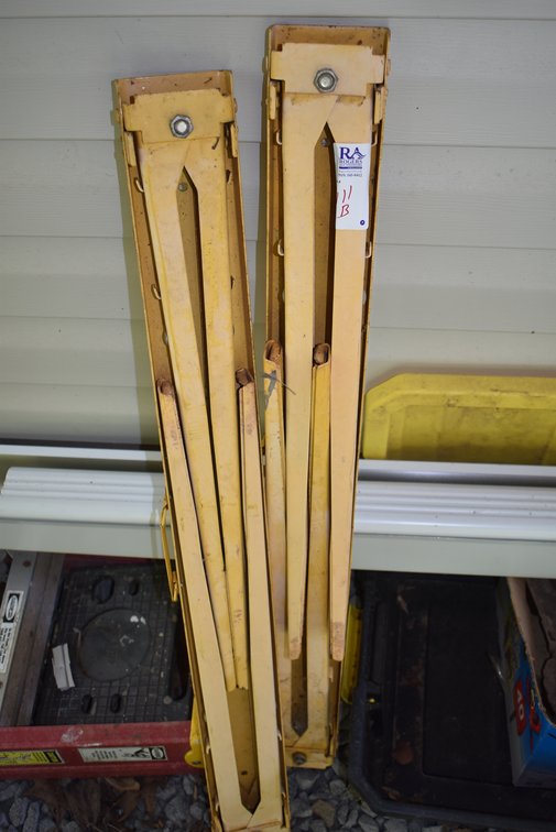 Yellow Sawhorses