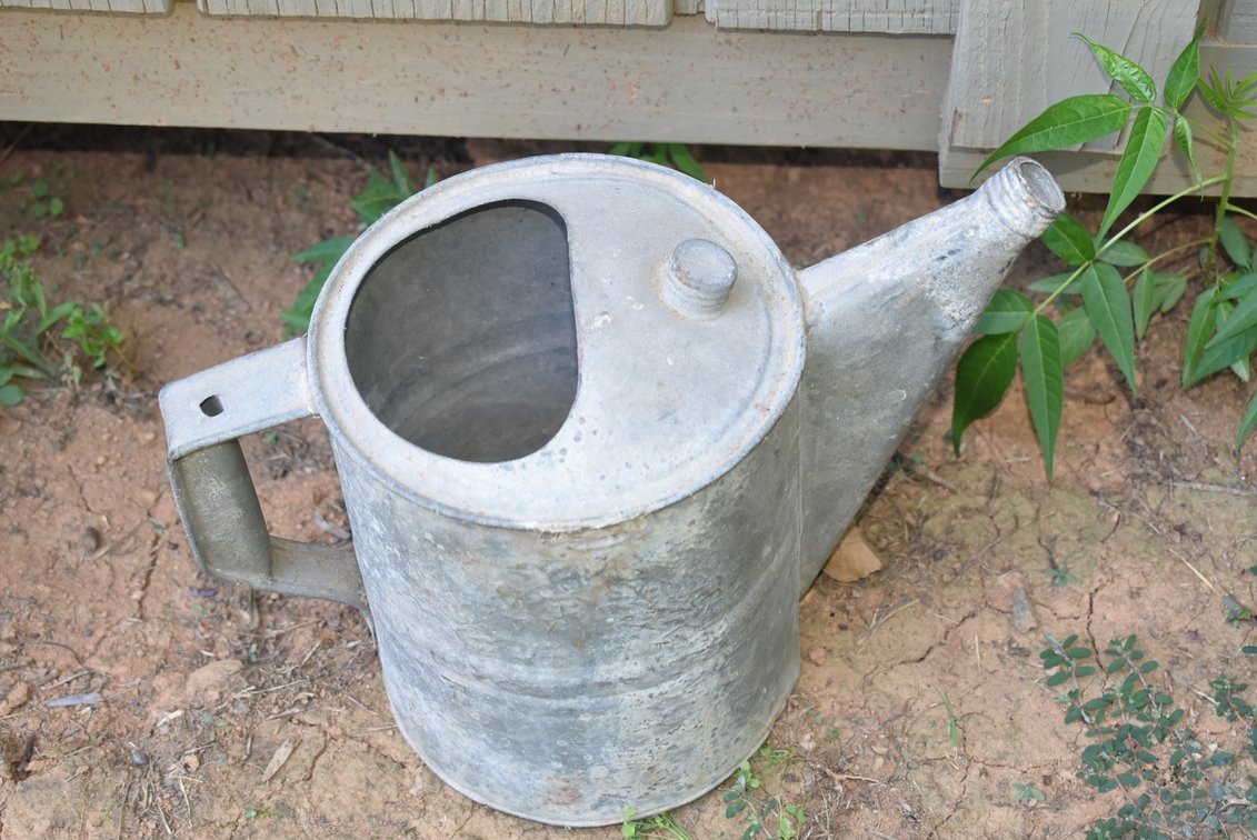 Galvanized Watering Can