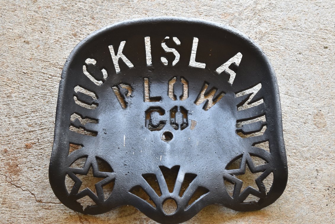 Rock Island Plow Co. Iron Seat