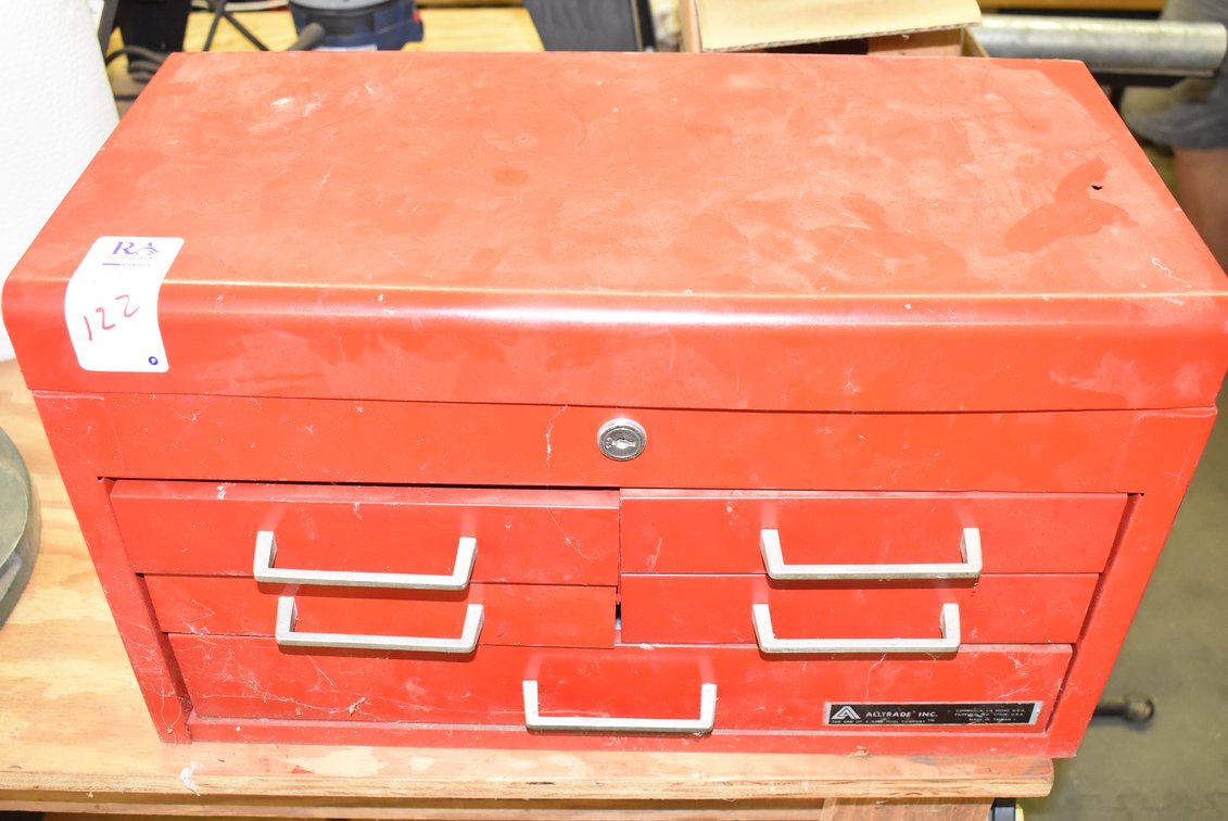 Red Alltrade Toolbox w/ Tools