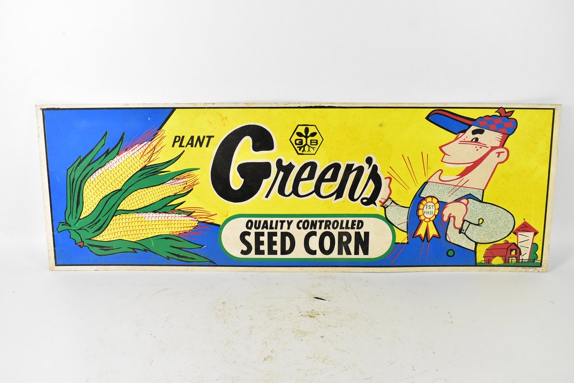 Green’s Seed Corn Metal Sign