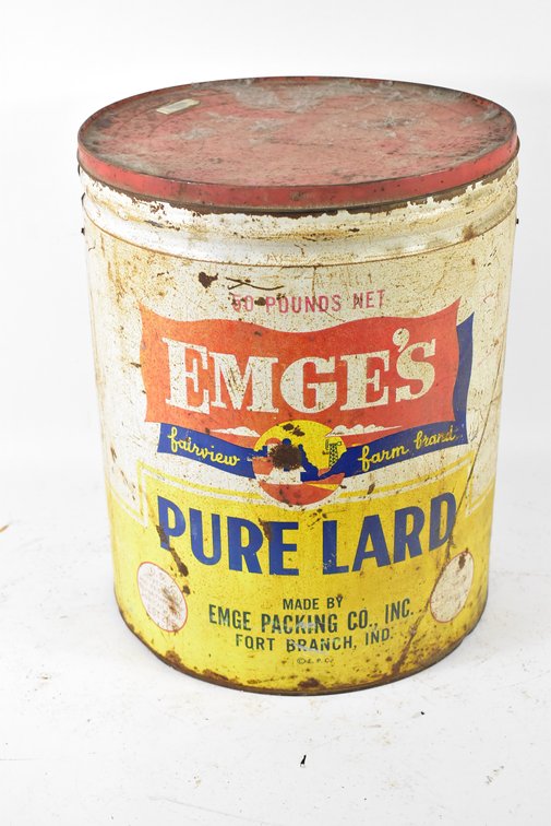 Emge’s Pure Lard Tin Can