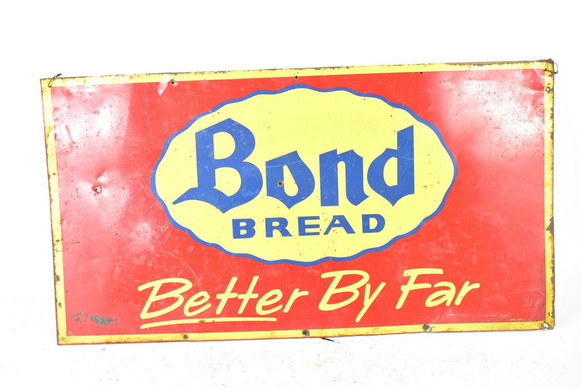 Bond Bread “Better By Far” Metal Sign