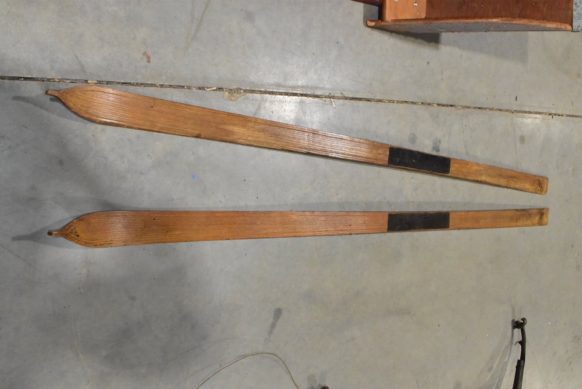 Pair Snow Skis