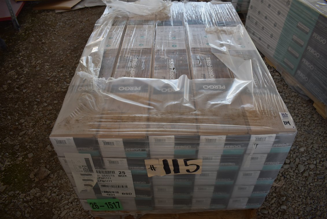 453.5 Sq. Ft.  PERGO Dixon Oak Click Flooring
