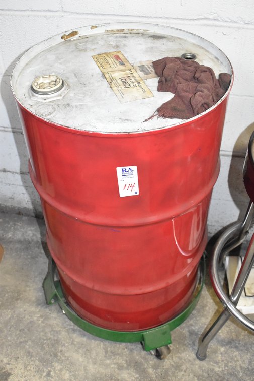 Oil Drum Barrel w/ Dolly
