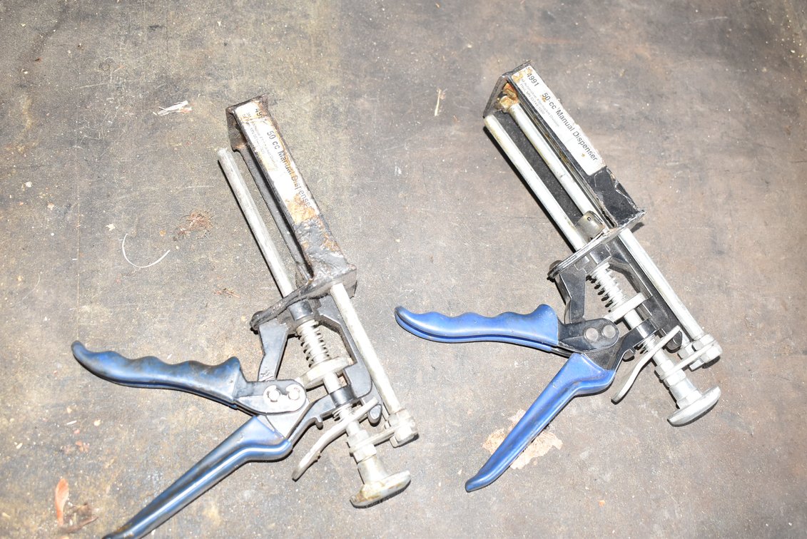 (2) 50cc manual Dispensers
