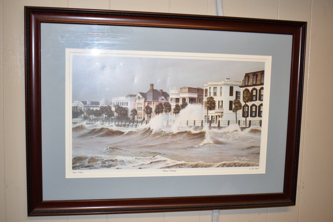 “Storm Warnings” Framed Picture