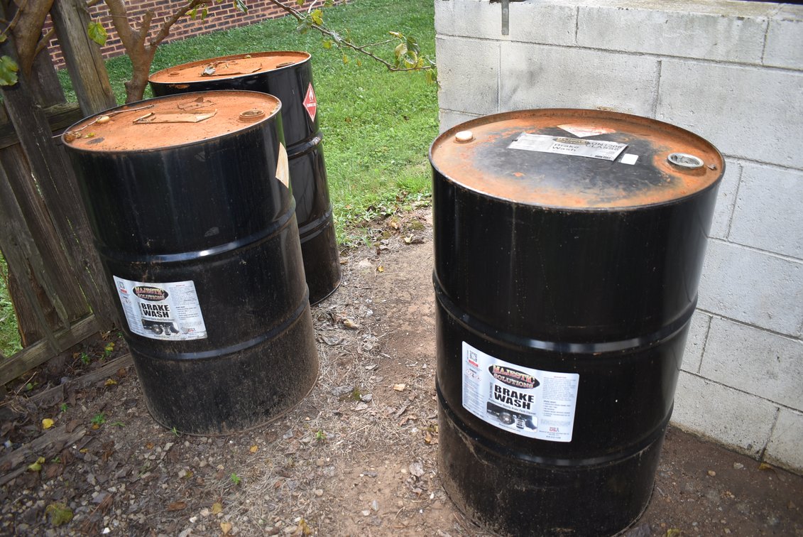 (3) Metal Drum Barrels