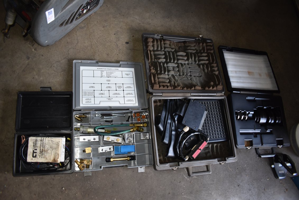 Idle Air Management Tester Kit, Flush Adapters, EEC-V Breakout Box, & Dana Axle Shim Selector
