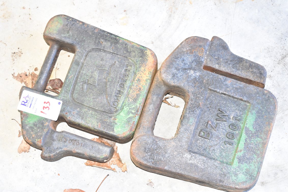 John Deere Suitcase Weights