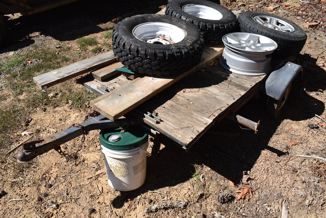 4' Single Axle Trailer - No Title