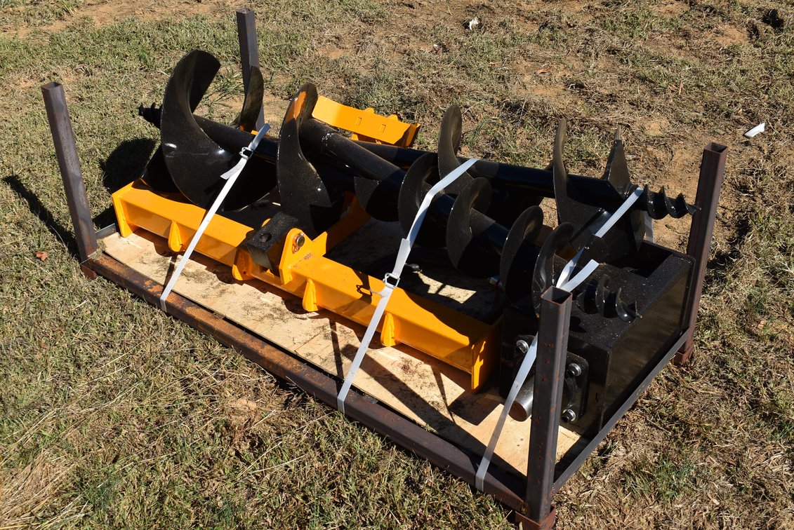 Hydraulic Post Hole Digger Attachment