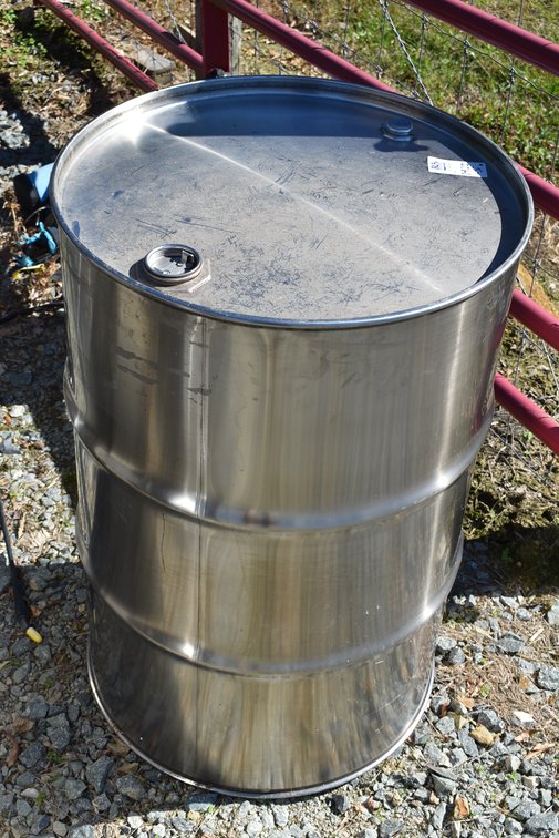 Closed-Head Stainless Steel Drum