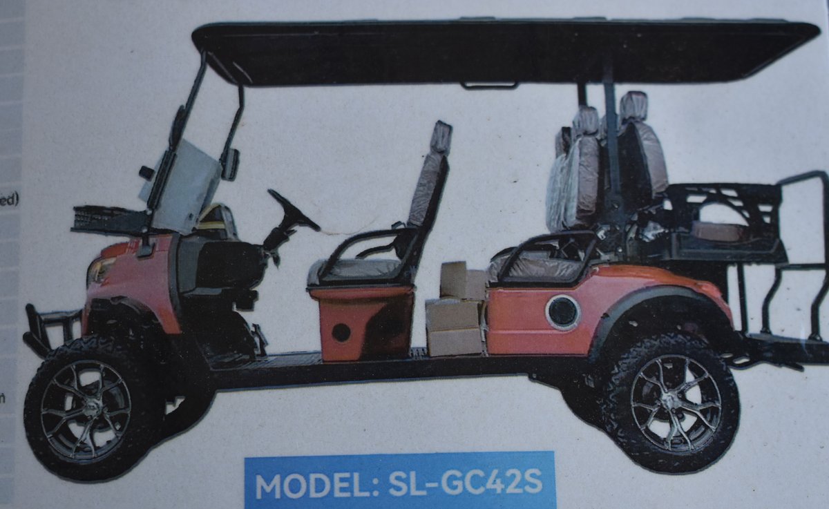 SDLOOL SL-GC42S Off-Road Golf Cart *BLACK