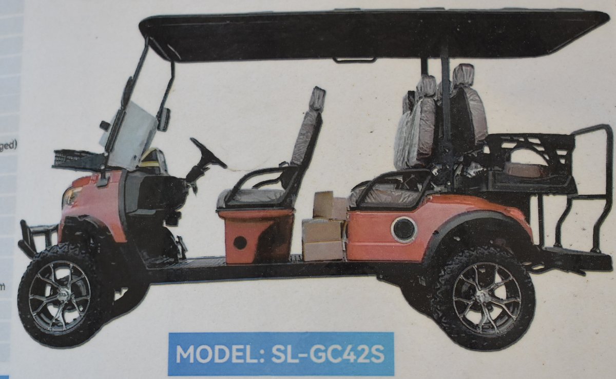 SDLOOL SL-GC42S Off-Road Golf Cart *RED