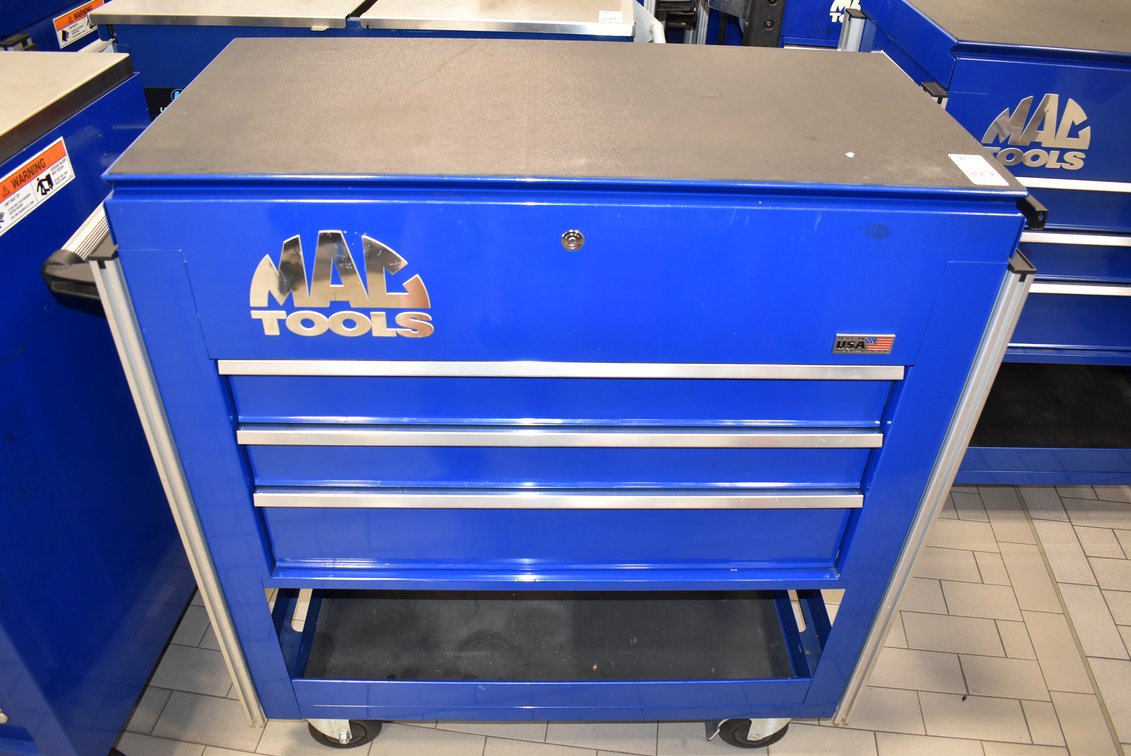 Mac Tools 3 Drawer Toolbox w/ Key
