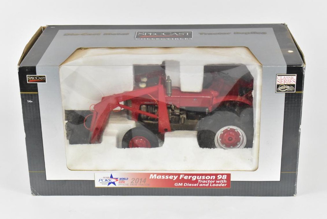 Massey Ferguson, 98 Toy Tractor With Gm Diesel And Loader