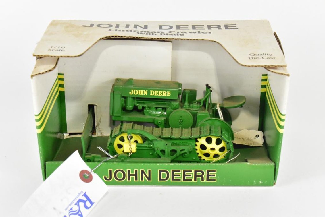 John Deere Crawler Toy Tractor With Blade