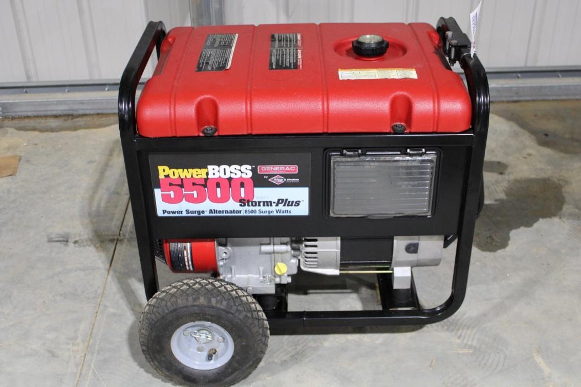 Power Boss 5500 Storm Plus Generac Generator *See Video 