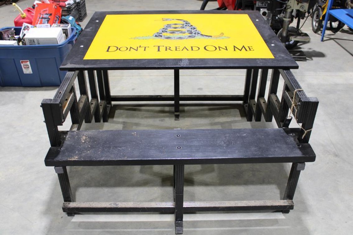 “Dont Tread On Me” Shooting Table
