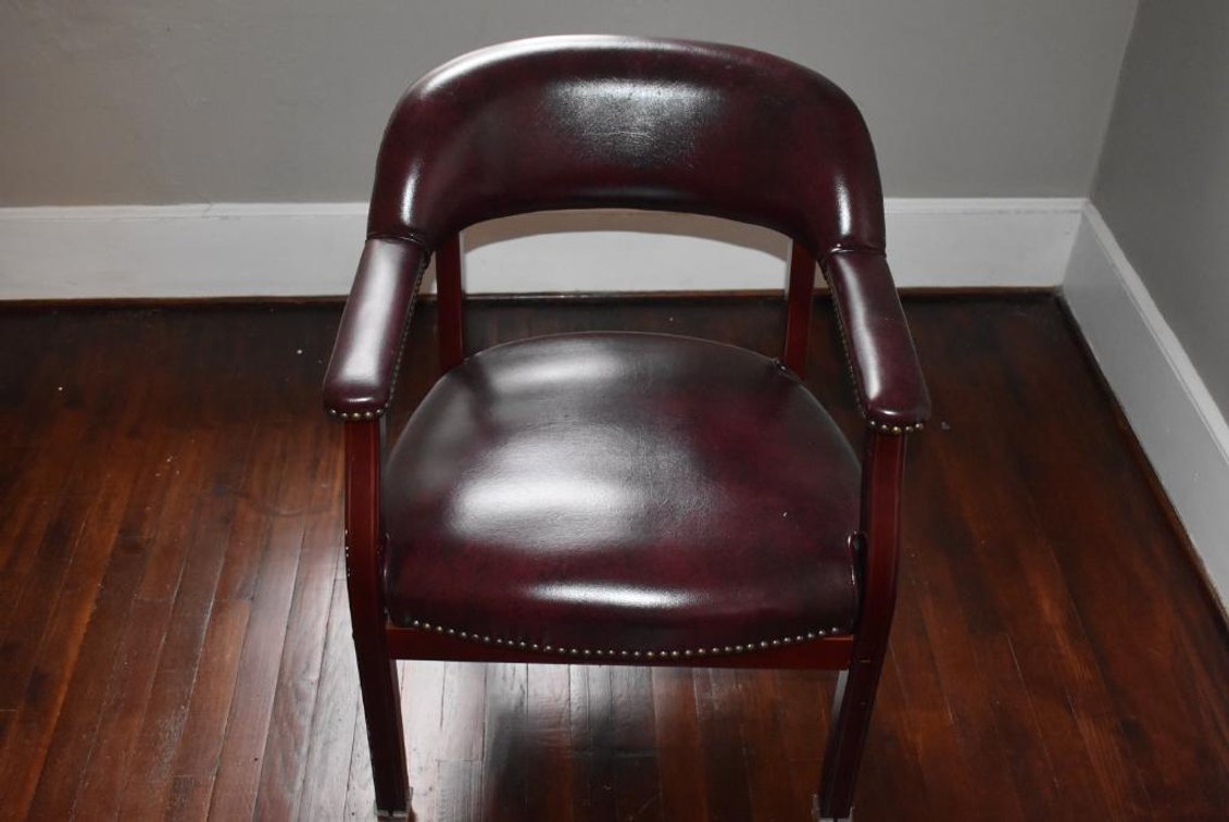 Burgundy Office Chair