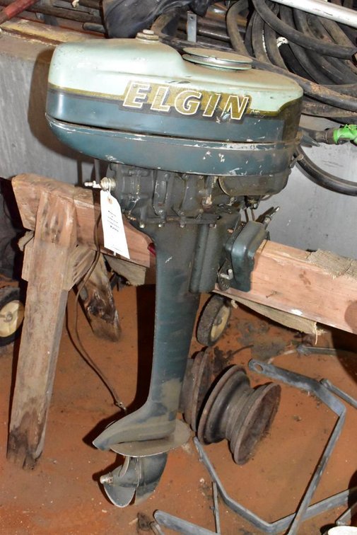 Vintage Elgin Boat Motor