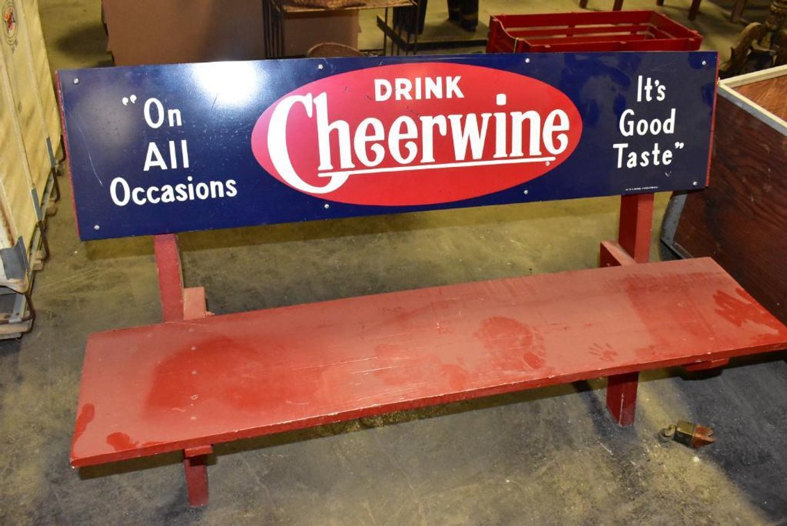 Cheerwine Bench