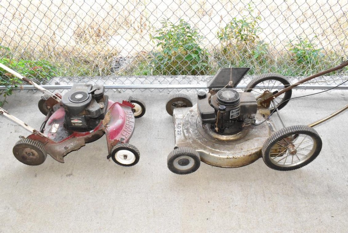 2 Push Mowers
