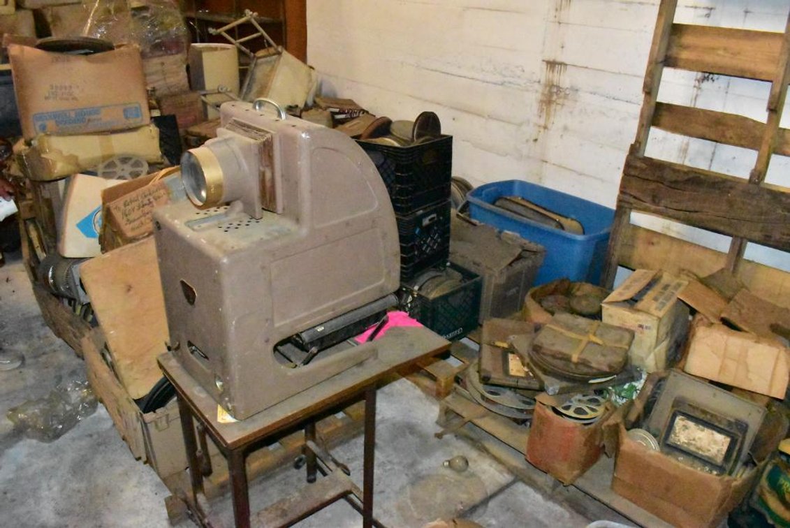 Vintage Movie Reels & Projector