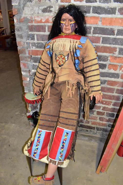 Native American Indian Mannequin Doll