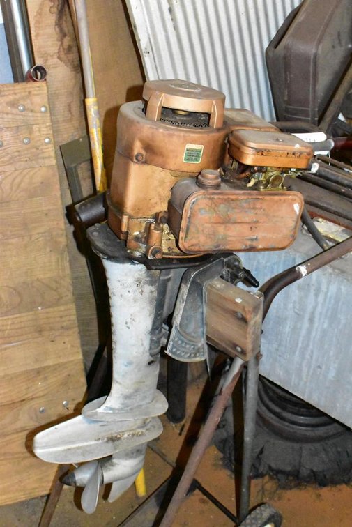 Vintage Boat Motor w/ Briggs Engine