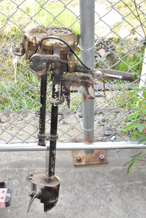 Small Vintage Boat Motor