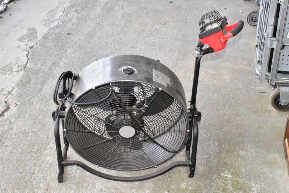 Floor Fan w/ Shop Light
