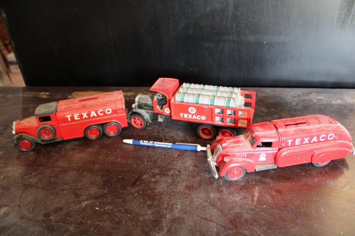 Texaco Scale Model Toy Trucks