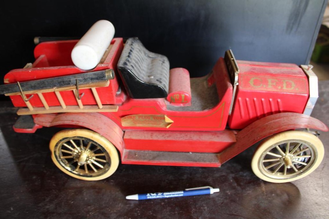 Fire Truck Decanter Eng. No. 1 C.F.D.
