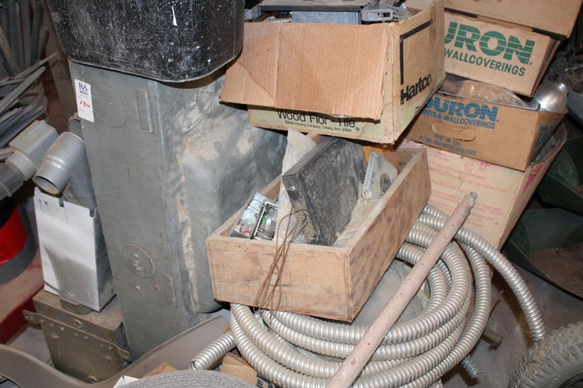 Pallet w/ Electric Breaker Boxes, Conduit Pipe +