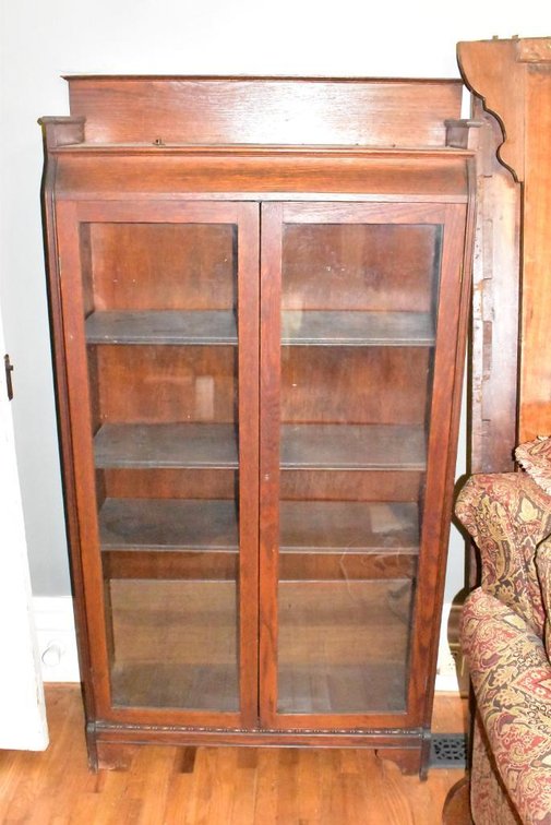 Antique Display Cabinet w/ Key