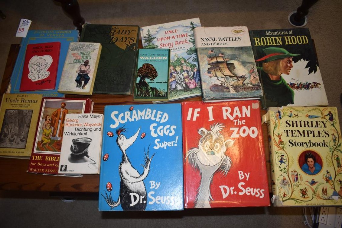 Vintage Books - Uncle Remus, Dr. Seuss, Uncle Tom's Cabin, Shirley Temple's Storybook +